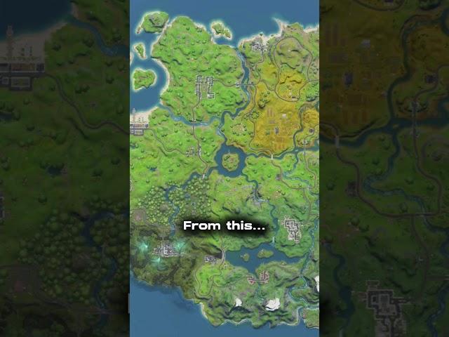 Big Map Changes #fortnite #gaming