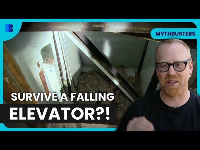 Survive a Falling Elevator! - Mythbusters - Science Documentary