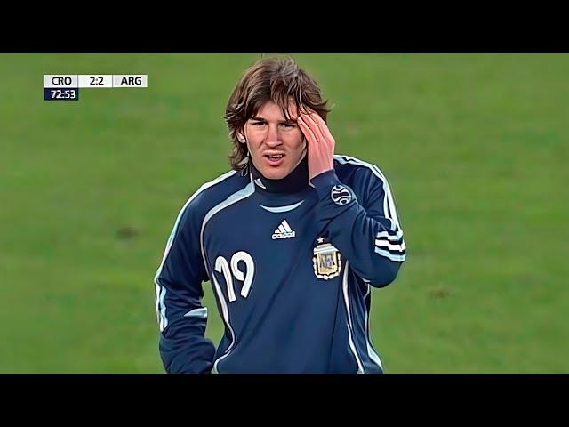 18 Years Old Lionel Messi Was Actually INSANE