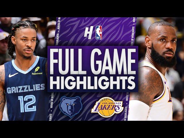 Memphis Grizzlies vs Los Angeles Lakers - Full Game Highlights | December 15, 2024-25 NBA Season