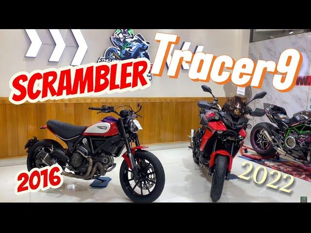 Yamaha tracer9 2022(27x) + ducati scrambler800 2016(15x)-thi moto thủ đức