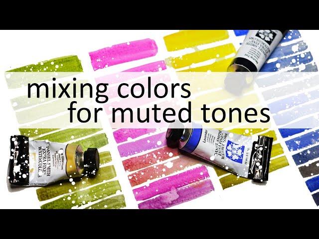 How to Mix Colors to make Muted Tones