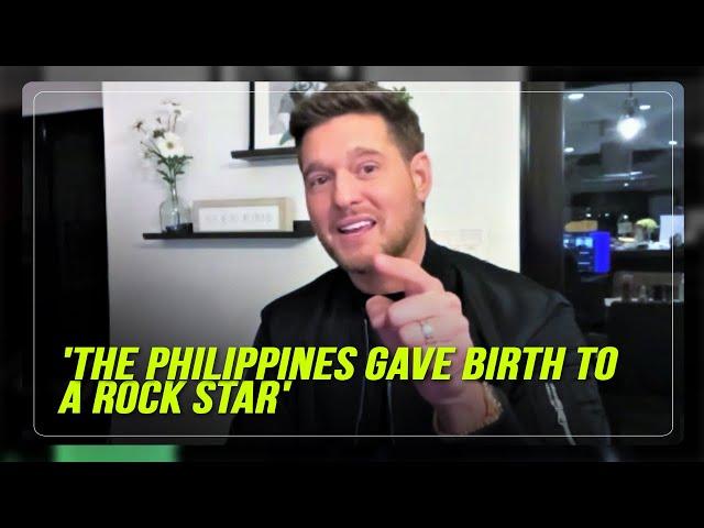 Michael Bublé to Filipinos: If Sofronio wins 'The Voice,' it's because of you, it's for you