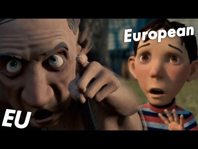 european gets caught for looking at memes