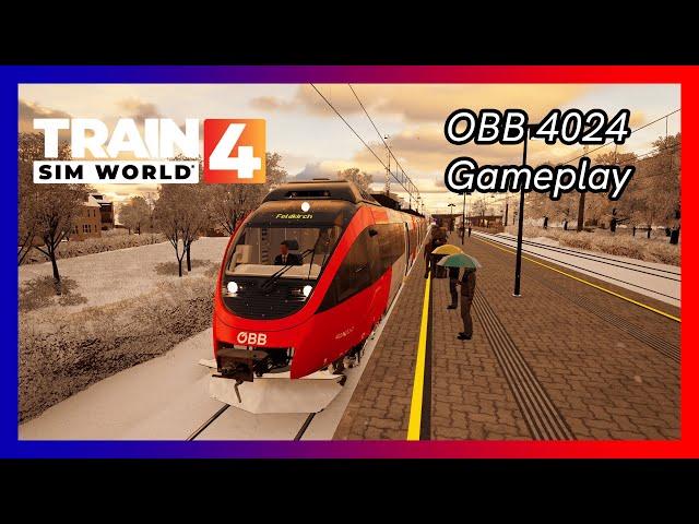 Train sim world 4 - OBB 4024 S-Bahn Voralberg gameplay