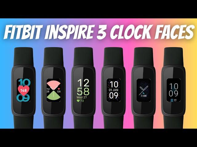 Fitbit Inspire 3 Clock Faces (See All 21 in Actual Use)