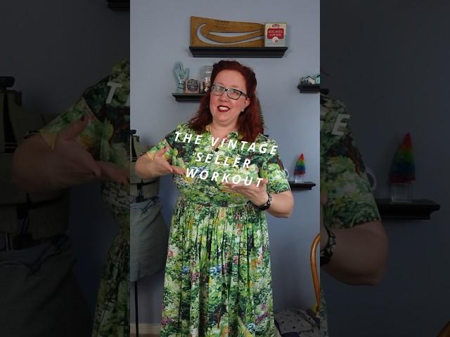 The Vintage Seller Workout #newyearsresolution #satire #vintageseller