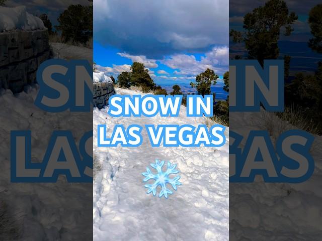 Did you know it snows in Las Vegas? ️ Mount Charleston - Nevada #lasvegas #snow #mountains #nature