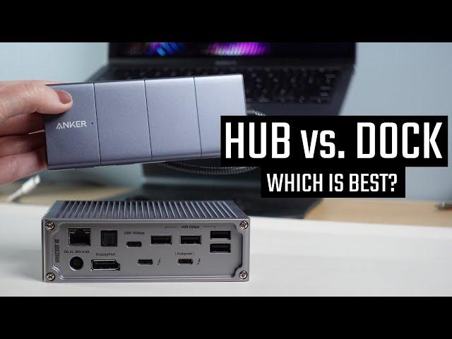 Hub vs. Docking Station! Which one do you need?