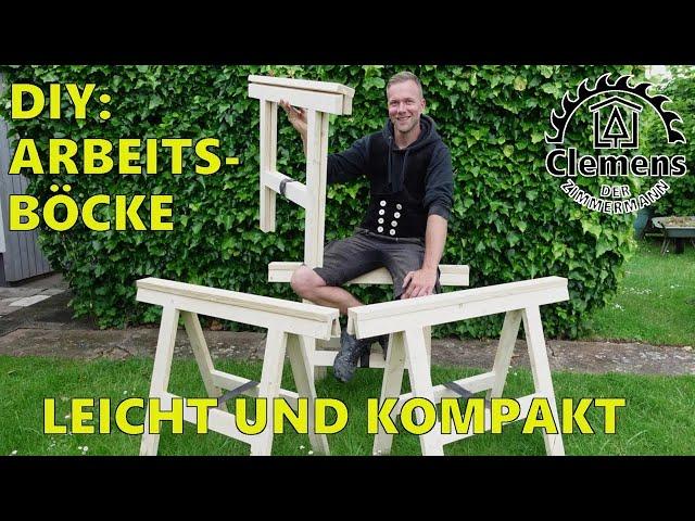 Leicht, stabil und kompakt. Der perfekte Arbeitsbock für jede Situation