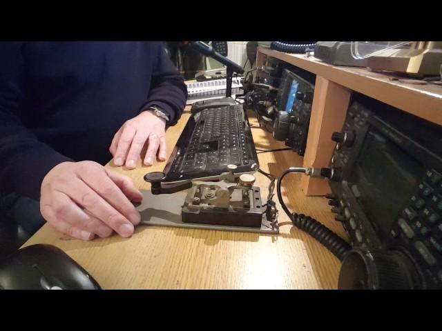 German Junker DBGM morse key demonstrated by EI2KC