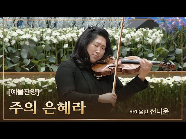 [예배특송-연주] 주의 은혜라 - 바이올린 전나윤 2024-12-15 [연세중앙교회 윤석전 목사]