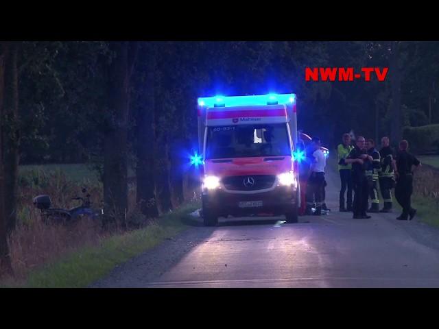 2019 08 25 Damme Schwerer Quadunfall NWM TV