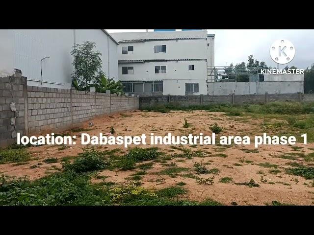 KIADB industrial small plot for sale! Dabaspet Industrial area phase 1