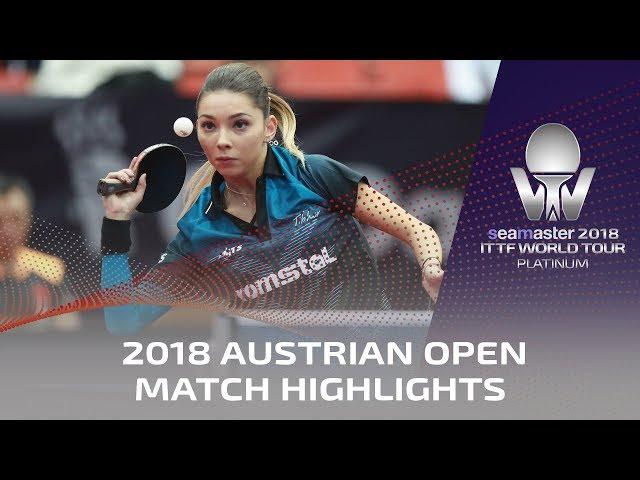 Liu Shiwen vs Bernadette Szocs | 2018 ITTF Austrian Open Highlights (R16)