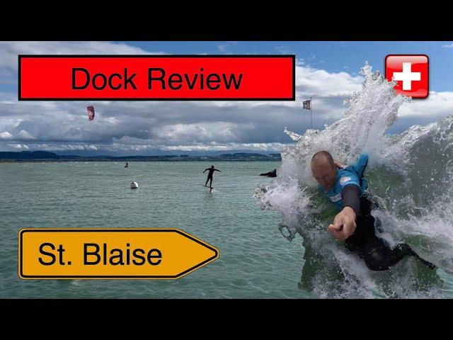 THE Watersport Spot in Switzerland! Dock  Review St. Blaise! #pumpfoil #wingfoil #watersport