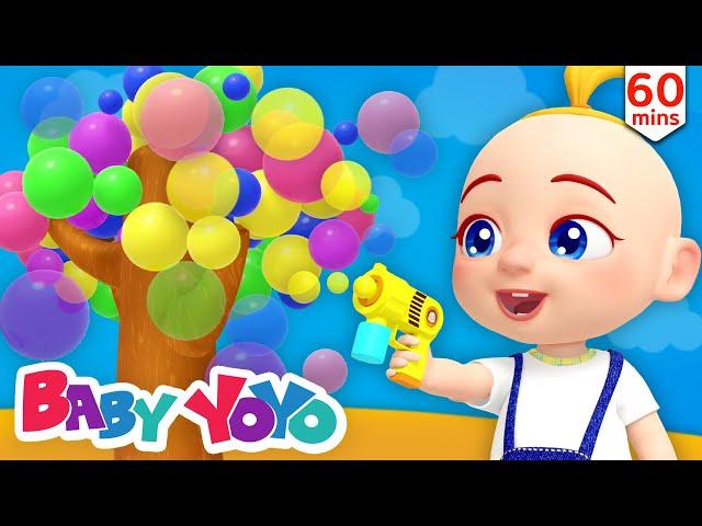 Soap Bubbles | Color Song | Learn Colors | more Nursery rhymes | Baby yoyo