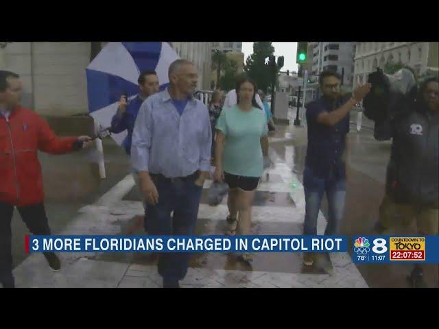 Three more arrests in Tampa Bay in connection to Jan. 6 Capitol Riot