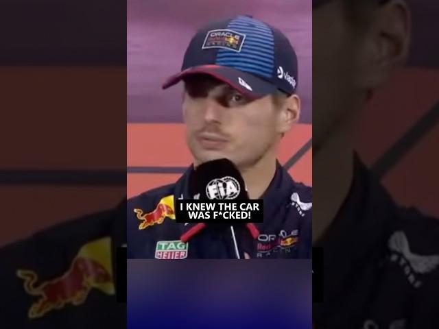 Max' uncensored swear word during press conference  #f1 #formula1