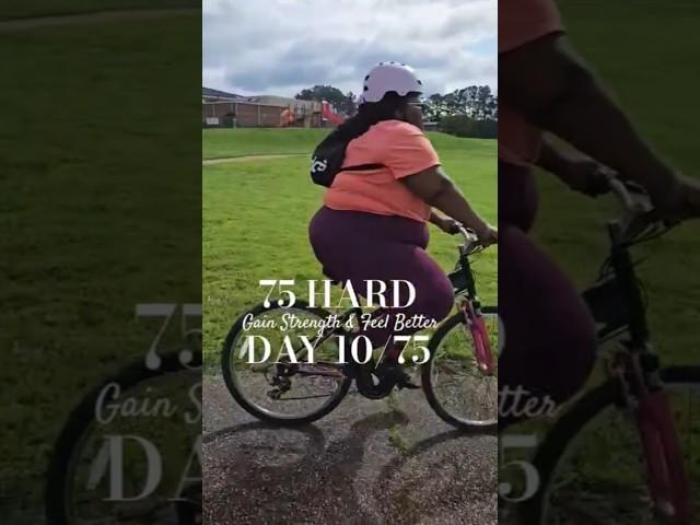 75 HARD DAY 10/75  #75hardchallenge  #75hard #OMAD #fasting #Bike #cycle #weightloss #weightlifting
