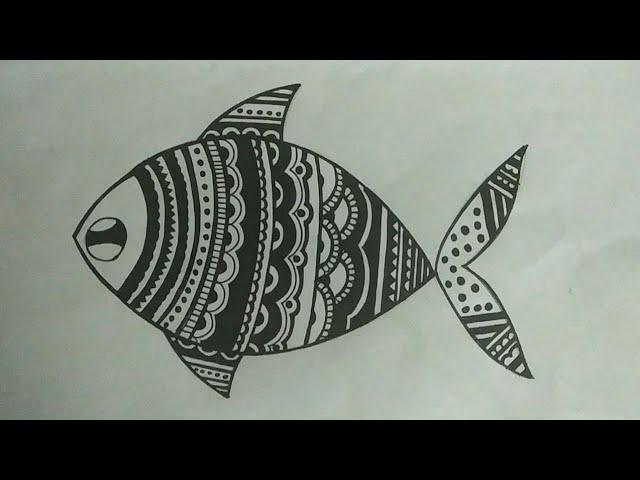 26 . Best fish Mandala art 