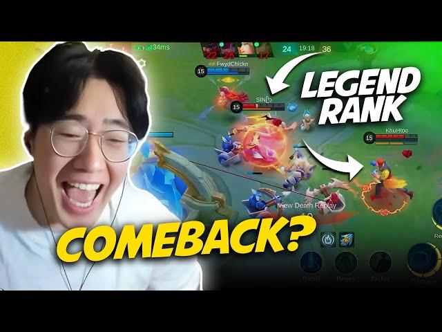 LEGENDS RANK Almost Beat BTK?!  BTK Team Struggled HARD! | Mobile Legends Highlights