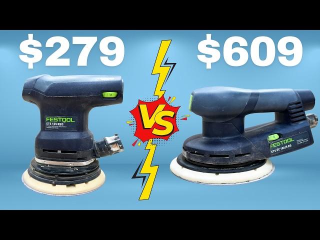 Comparing Festool’s cheapest and most expensive sander