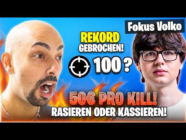 100 KILLS IM 50€ PRO KILL RASIEREN UND KASSIEREN?! VOLKO ON FIRE 