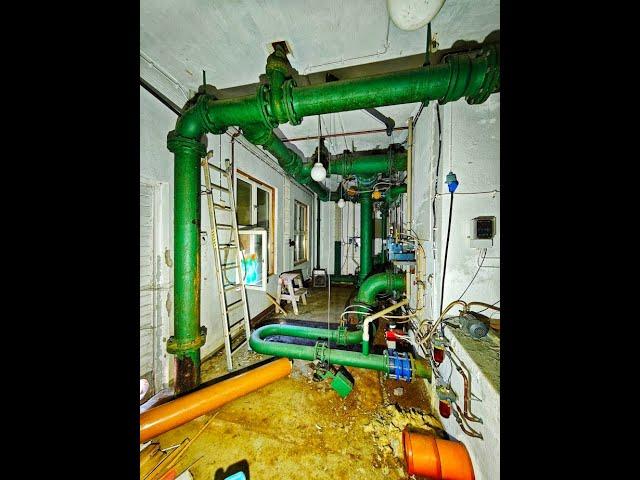 Opuszczona stacja uzdatniania wody Urbex.