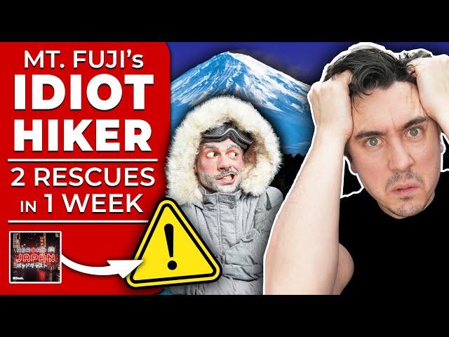 Foolish Hiker Rescued from Mount Fuji Twice in One Week | @AbroadinJapan #166