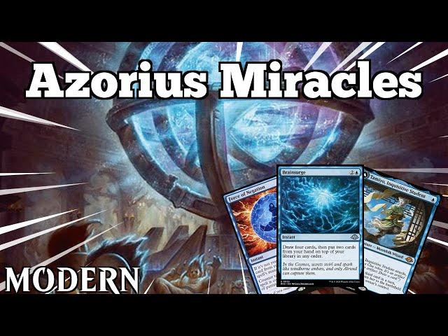 Spike Performs a XMAS MIRACLE?! | Azorius Miracles | Modern | MTGO