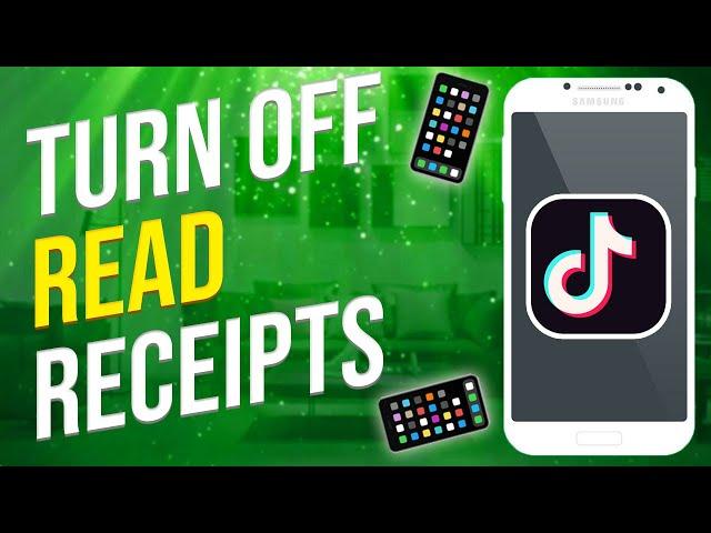 How To Turn Off Read Receipts On TikTok!