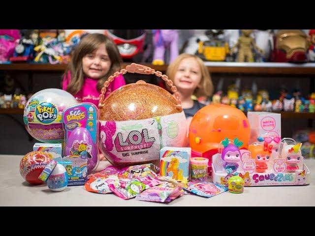 HUGE LOL Surprise Pikmi Pops Toys Opening Surprise Eggs Blind Bags Toys for Girls Kinder Playtime