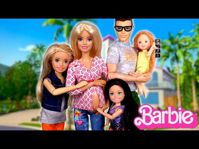 Barbie & Ken Doll Family New Baby Stories - Titi Toys Dolls