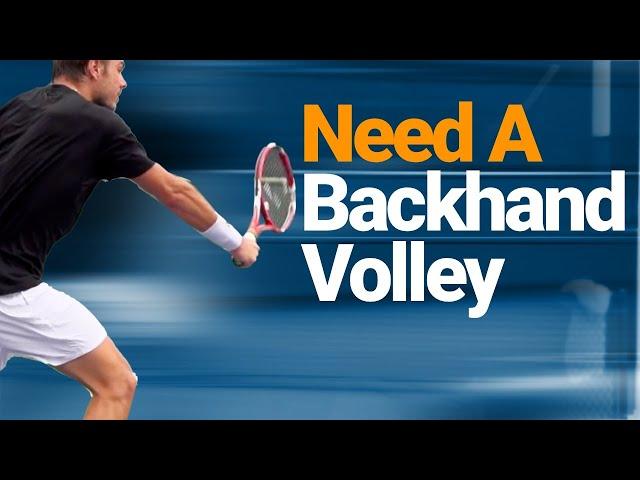 Backhand Volley Technique And DRILLS that will have you sticking that volley like the pros.