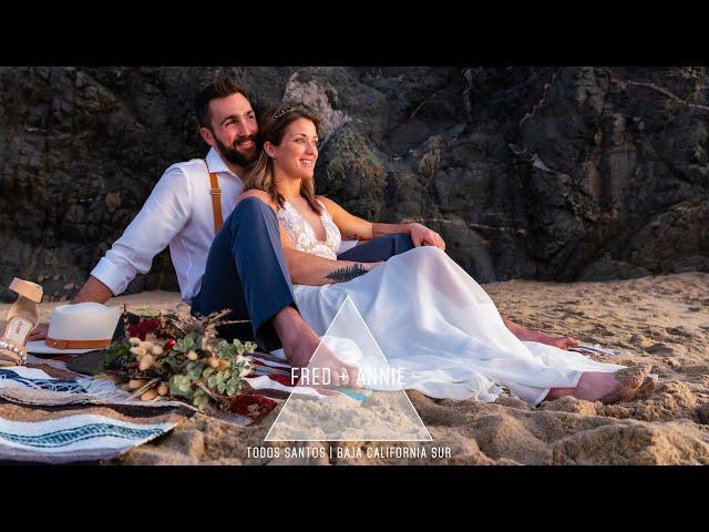 Once upon a time in Baja California Sur - Fred + Annie eloped!