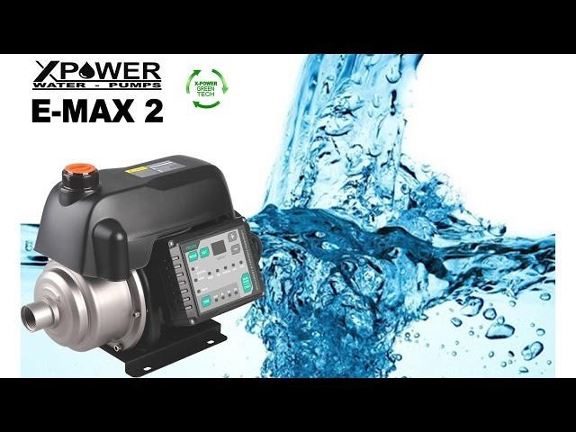 E-MAX2 - COME AUMENTARE LA PRESSIONE DELL'ACQUA  IN CASA - INVERTER = MASSIMO RISPARMIO ENERGETICO