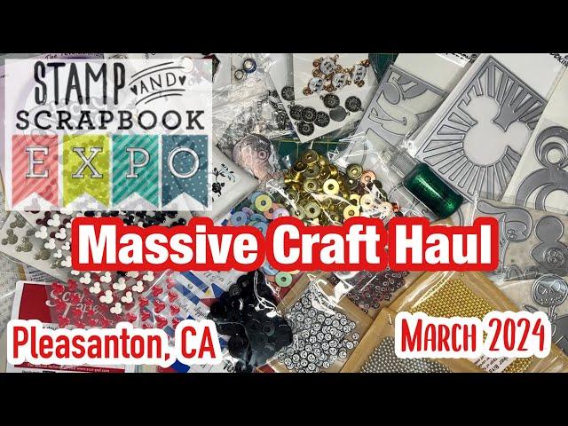 Massive Stamp and Scrapbook Expo Haul (GIVEAWAY CLOSED) | March 2024