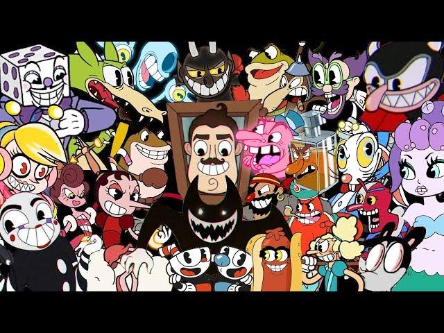 The Biggest Collection Of Cuphead Bosses (Original.Fan Made.unreleased) (Over 60 Bosses)