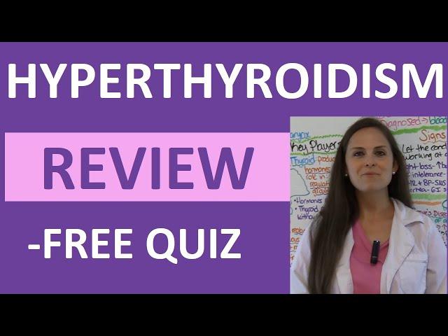 Hyperthyroidism | Hyperthyroid Endocrine Nursing Symptoms Treatment Pathophysiology NCLEX