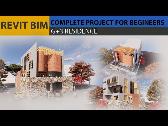 Revit BIM Complete Project for Beginners