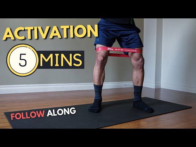 5 Minute Pre-Training Resistance Band Activation