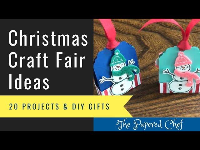 20 Christmas Craft Fair Ideas - Holiday DIY Gifts - 3D Crafts - Stocking Stuffers & More