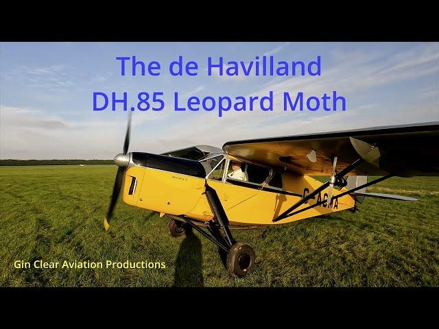 The de Havilland DH.85 Leopard Moth