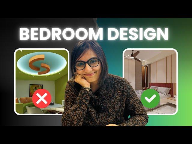 Bedroom Design - Layout, Ceiling & Colours | Lighting & Electrical Drawing | Interior Design Ideas