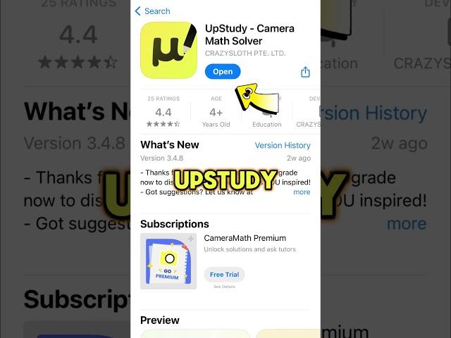 Use UpStudy to really help you study and get better grades  #aistudytools #appforstudents