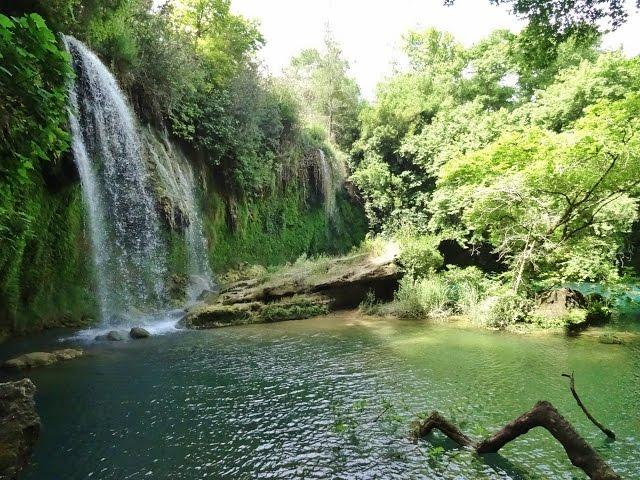 Kursunlu Waterfalls near Antalya in Turkey