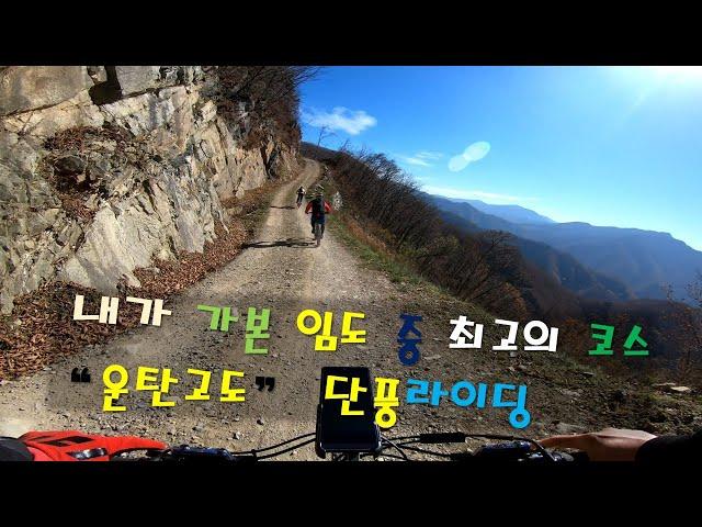 [MTB Vlog]운탄고도 단풍라이딩 내가 가본 임도 중 최고의 코스