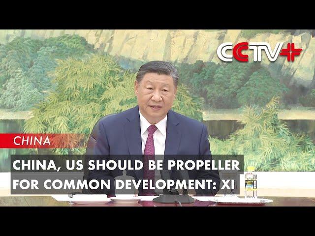 China, US Should Be Propeller for Common Development: Xi