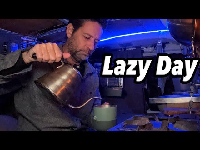 A Lazy Day In My Van Making Coffee #adayinalife #sleepaid Flying Goats Coffee, New Coffee Brew Scale